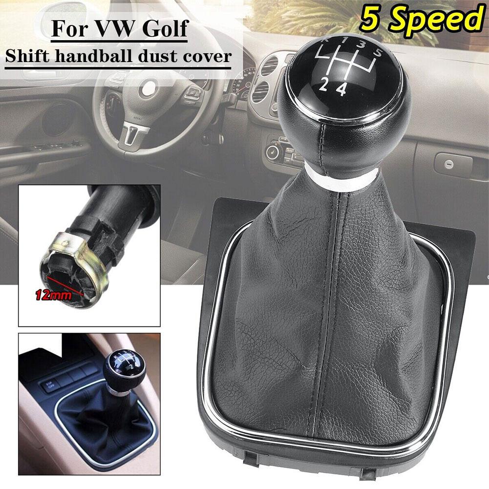 5/6 Speed Gear Shift Knob Lever Stick Gaiter Boot Cover For Vw Rabbit For Golf 5 Jetta 2005-2010 For Vw Golf 6 Jetta 2010-2 A2r3