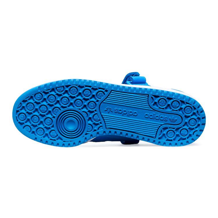 Adidas Originals Forum Low Синтетическая кожа Прочные низкие кеды для скейтбординга Детские кроссовки Синий Белый GX9697