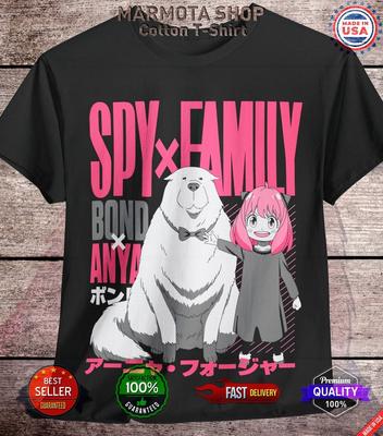 Футболка Spy X Family Аня Бонд Форджер Йор Лойд Аниме Японская футболка Кавай