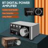 BT 5.0 Digital Power Amplifier 2x50W Dual Channel Audio System Lossless Stereo Sound Receiver Box