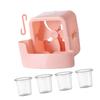 Охлаждающий бокс для хранения с вентилятором, бокс для хранения льда, быстрое охлаждение, портативный, для дома, с подвесным крючком для электрического вентилятора
