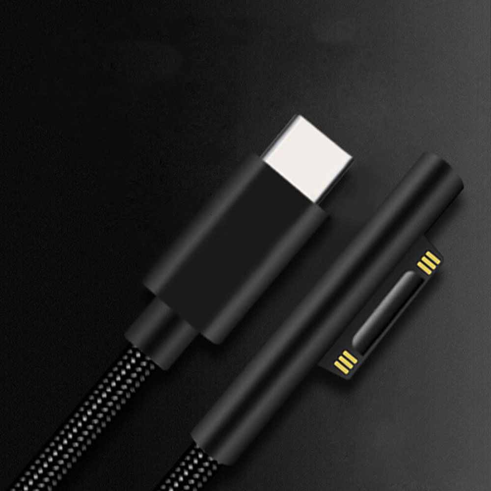 Адаптер питания USB Type C 102 Вт 15 В 4 А с кабелем для быстрой зарядки PD для Microsoft Surface Pro 7/6/5/4/3 Book/Book 2