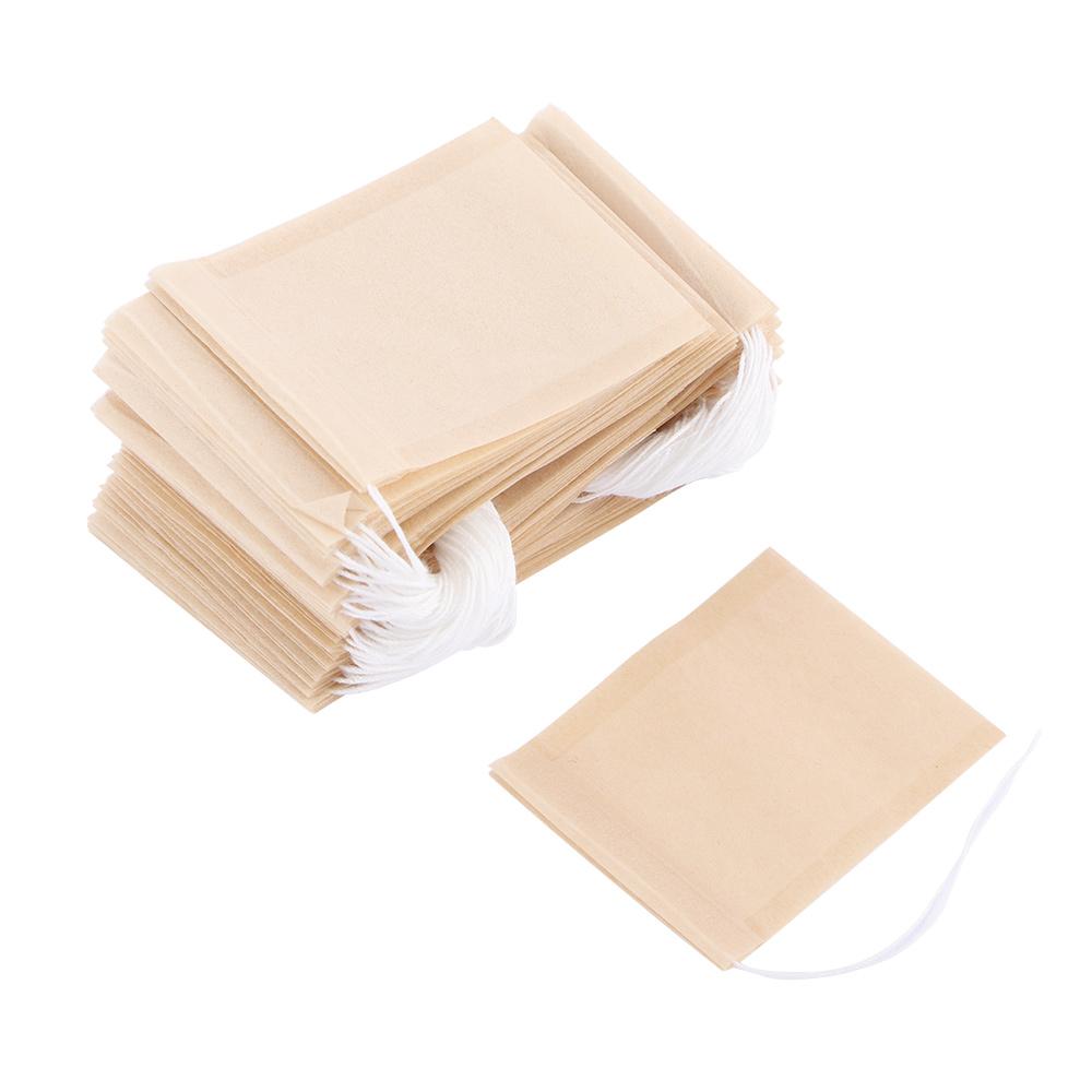 Drawstring Heat Seal Disposable For Herb Loose Tea Coffee Infuser Tea Strainer Filter Bags Tea Bag