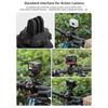 Bicycles Mount Motorcycle Handlebar Clip Holder Waterproof Compatible for Action 4 Camera Cycling Adventures Accessories
