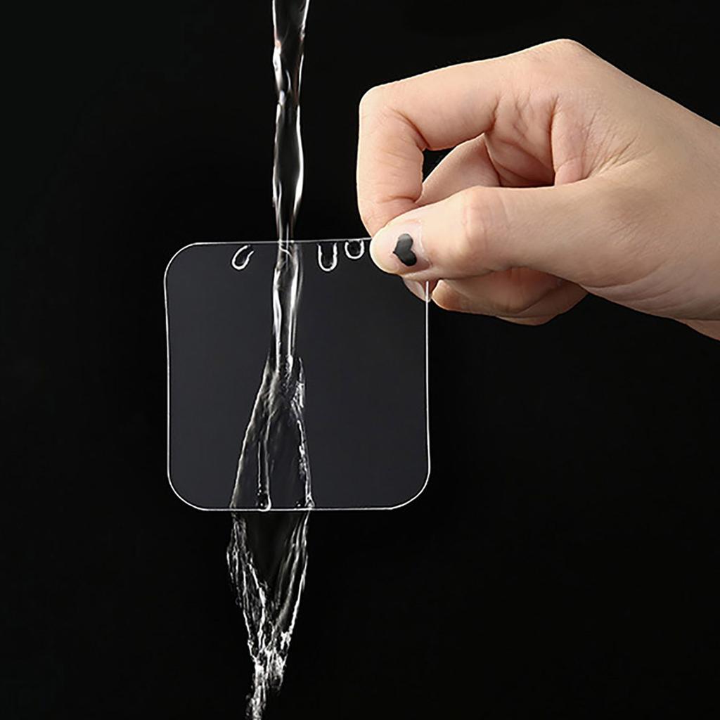 10 шт. прозрачная двухсторонняя клейкая лента, наклейка 60 мм, съемная, для подвешивания картин, клейкая лента, плакатная лента для рождественского украшения