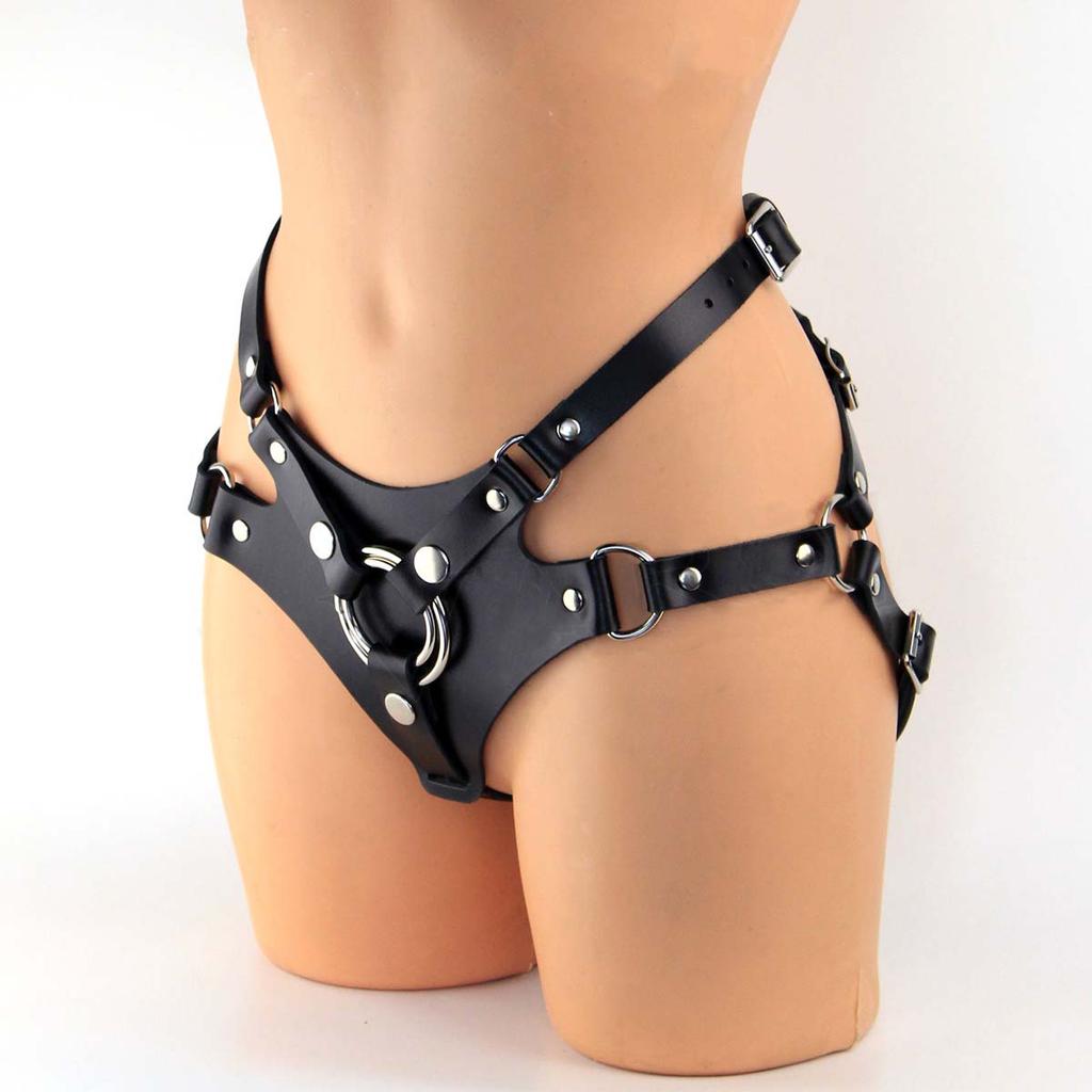 Women Sexy Leg Harness Garter Belt Leather Lingerie Bdsm Bondage Thigh Garter Gothic Fetish Clothing Festival Rave Outfit