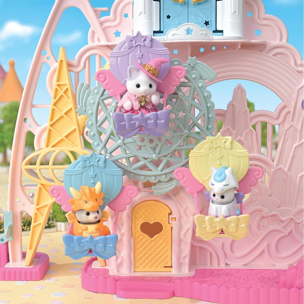 Sylvanian Families Amusement Park Dream Amusement Park ST Mark Certified Ages Toy Dollhouse Sylvanian Families Epoch EPOCH [Castle -Happiness Dream-]