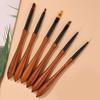 Yousheng Nail Painting Pen Soft Bristle Non-shedding Fine Brush Strokes DIY Gourd Handle Sandalwood Pen Holder Nail Pulling Line Pen Nail Salon Supply