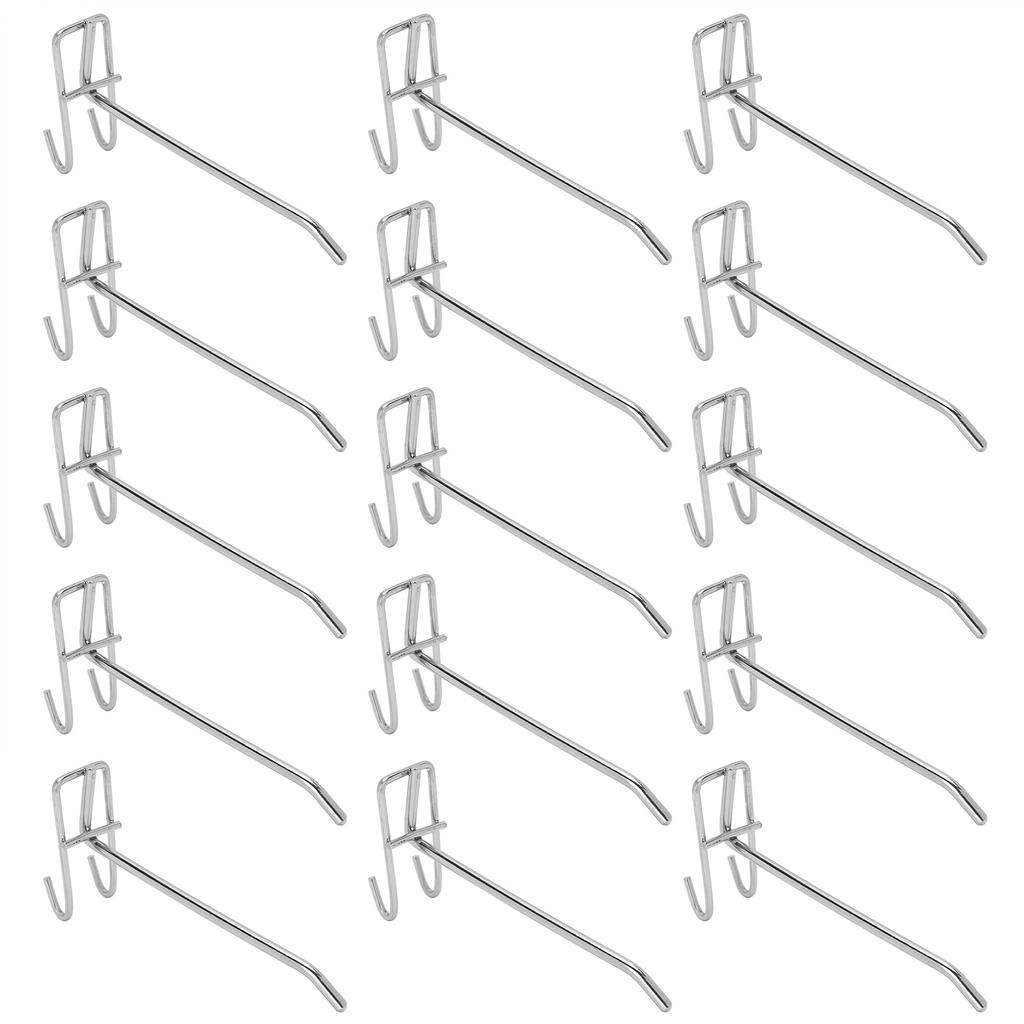 30 шт. Крючок для полки из железной сетки для супермаркета, крючок для полки для ювелирных изделий, толщина 3,5 мм, 15 см / 5,9 дюйма