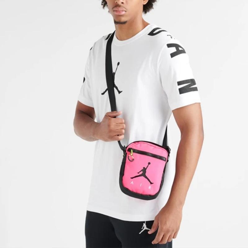 Jordan Polyester Cell Phone Pouch Shoulder Bag Crossbody Bag Regular Unisex Rose Red Jordan 9A0197-A96