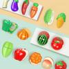 Кухонный игровой набор игрушечных домиков, корзина для моделирования фруктов, овощей, игра для резки еды, развивающая детская игрушка Монтессори, обучающая игрушка для девочек