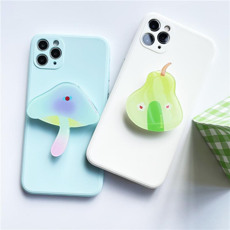 Custom Acrylic Phone Socket Cartoon Charm Phone Grip UV Print Epoxy Acrylic Phone Holder Griptok for Gifts