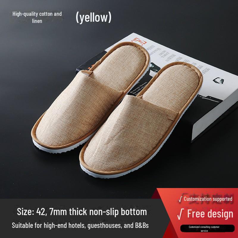 Luxury Disposable Slippers: Plush Coral Fleece, Non-Slip, Ideal for Home, Homestays, and Guest Comfort