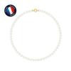 Necklace - - Freshwater Cultured Pearl - 6-7 Mm - Natural White - 9 Carat Yellow Gold