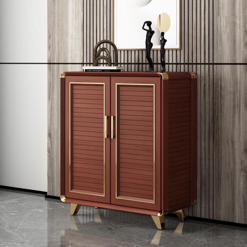 All-Aluminum Waterproof Shoe Cabinet for Indoor/Outdoor Use, Pre-Assembled, Modern Design
