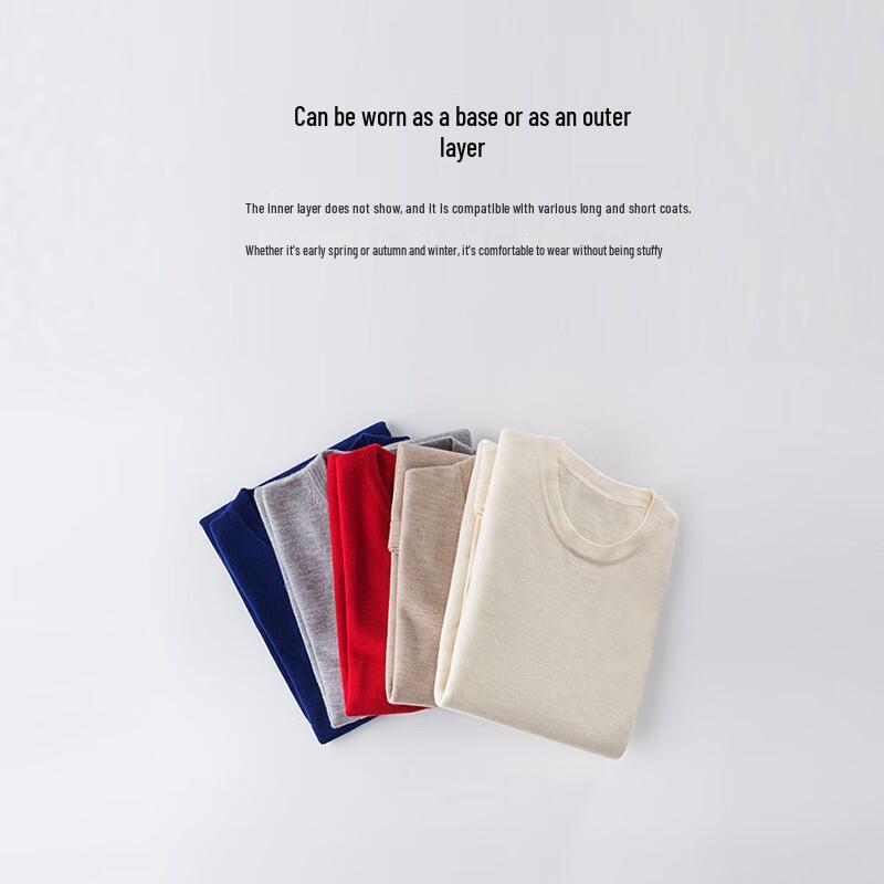 Hengyuanxiang Men's Lightweight 100% Wool V-Neck Cardigan