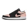 Air Jordan 1 Нескользящие Устойчивые к истиранию Низкие Скейтбордические кроссовки Унисекс Черный 553558-132(Команда963-)