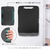 SFLHHDM Clipboard A4 Clip File A4 Binder A4 Multifunctional File Board Writing Pad Bifold Document Case Memo Pad Folder File Plastic Case with Pen
