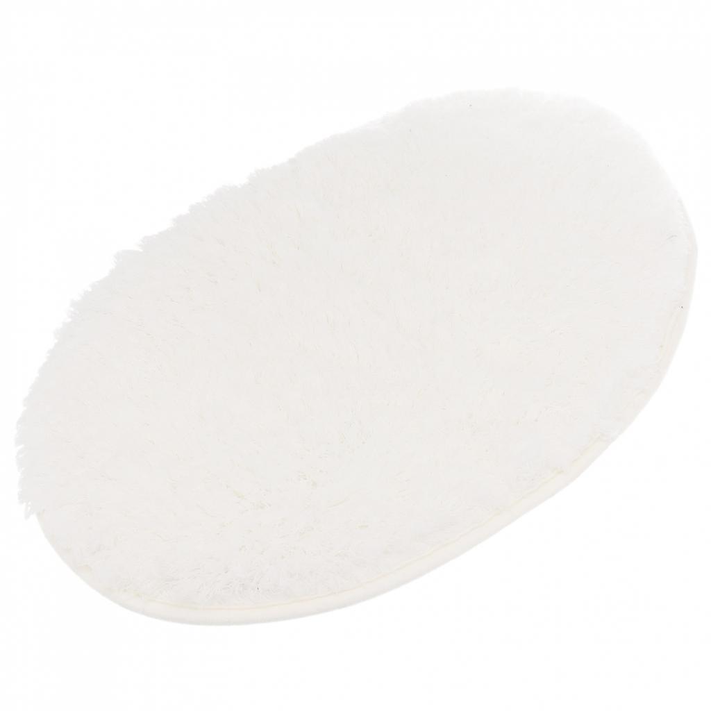 Декор Коврик для пола 30*50см Плюш+Спандекс Спальня Нескользящий Приятный на ощупь