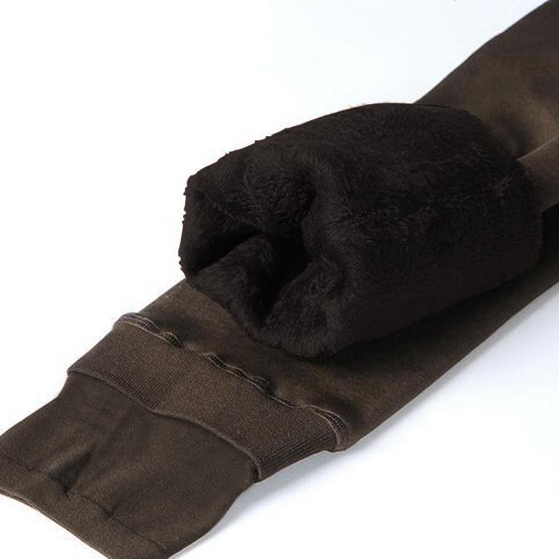 Зимние женские леггинсы с бархатной подкладкой цвет на выбор