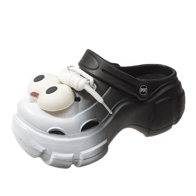 Модные милые женские туфли на высоком каблуке 7 см, милые туфли-мюли, милые туфли на танкетке, летние платья, шлепанцы, босоножки на платформе для вечеринок, туфли-лодочки, шлепанцы