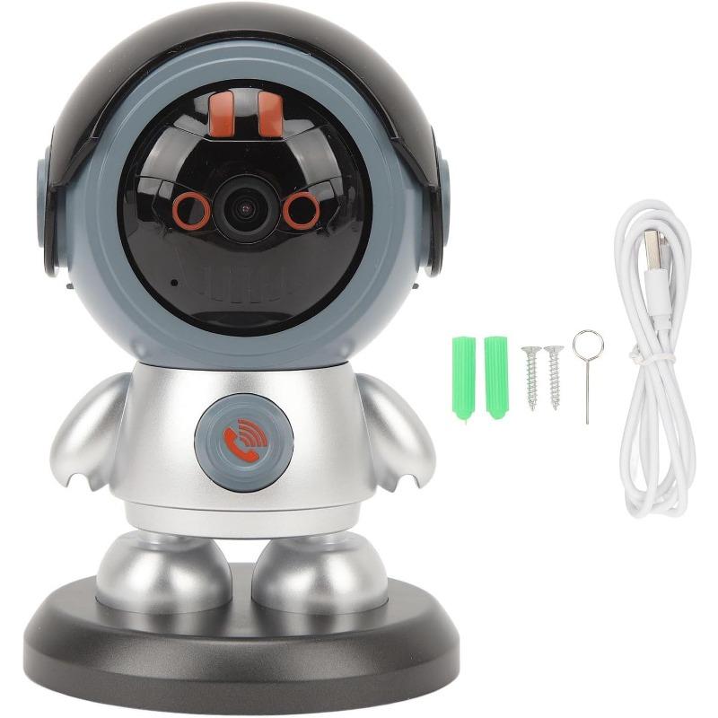 Внутренняя камера, роботизированная камера 1080P для домашней безопасности, камера для наблюдения за домашними животными и радионяней с приложением, интеллектуальная поворотная камера с функцией обнаружения движения