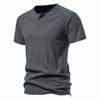 2024 Summer New Men T-shirt Fashion Design Slim Fit Soild T-shirts Male Tops Tees Short Sleeve T Shirt For Men