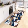 Geometric Kitchen Mat Entrance Door Mat Floor Bedroom Non-slip Mat Corridor Balcony Door Carpet