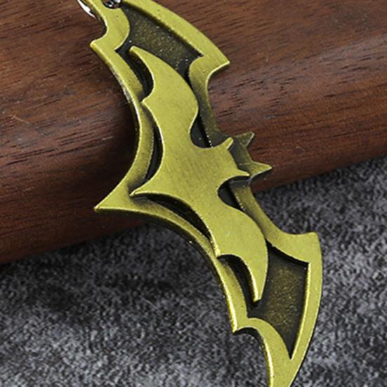Key Ring Holder Alloy Bat Dart Keychain, Car for Durable Keychain Men, Handbags Backpacks Charm Decorative Accessory Halloween Lightweight