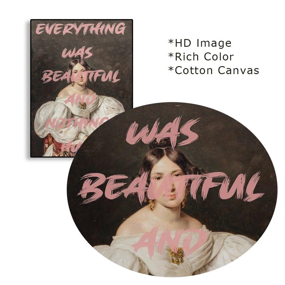 Классический женский портретный постер, альтер-арт, эклектичная настенная живопись на холсте, винтажная картина с принтом в стиле барокко, декор для спальни