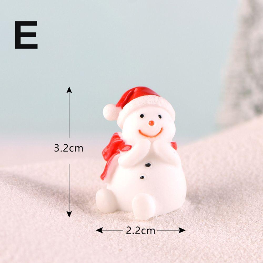 Fairy Garden Decoration Dollhouse Figures Figurines Ornaments Christmas Miniature Micro Landscape