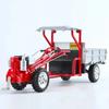1:Модель ходящего трактора в масштабе 1:16, игрушечная машина, ручная рукоятка, звук, свет, скольжение вперед, модели сельскохозяйственных транспортных средств, детские игрушки