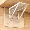 4Pcs Self Adhesive Shelf Support Punch Free Shelf Pegs Strong Load-bearing Easy Installation Cabinet Bookshelf Shelf Support
