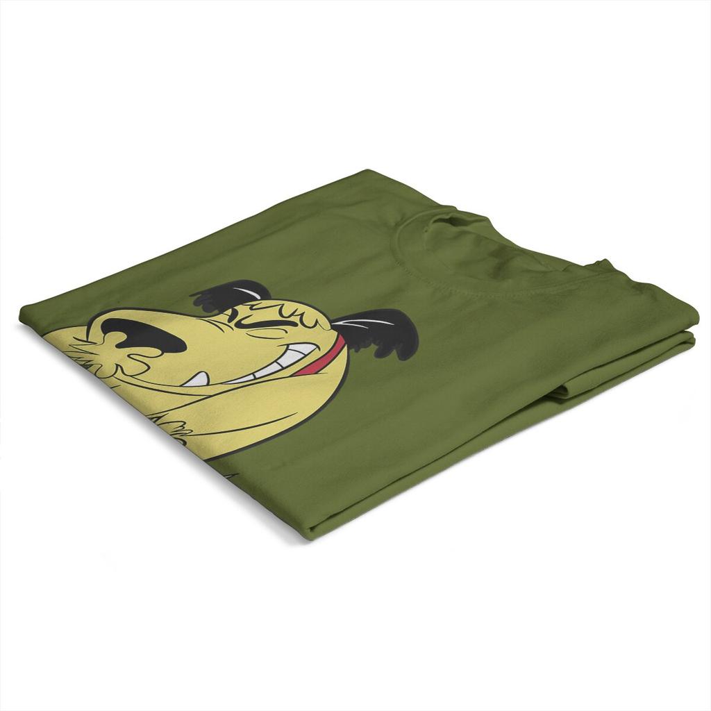 Футболка Muttley для мужчин, хлопковая винтажная футболка, сумасшедшие гонки, футболка Muttley с изображением смеющейся собаки из мультфильма, топы с короткими рукавами и принтом