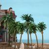 DECHOUS Palm Trees, Model Trees, for Dioramas, 15 Pieces, for Railway Models, Model Rainforests, Plastic (3 Pieces Each of 16cm13cm11cm8cm7cm),