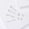 Classic Simple Versatile Alloy Pearl Pin Brooch Creative Ladies Sweater Shirt Brooch Ornament Pin