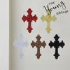 Multi-Color Embroidered Cross Large Cloth Sticker Clothing Accessories Clothes Holes Diy Handmade Decoration Ironing Patch Cloth Art