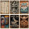 Vintage Tin Sign Mancave Signboard Bar Garage Plate Retro Plates Poster Metal Sign Wall Art Mural Room Home Decoration Decor Bar