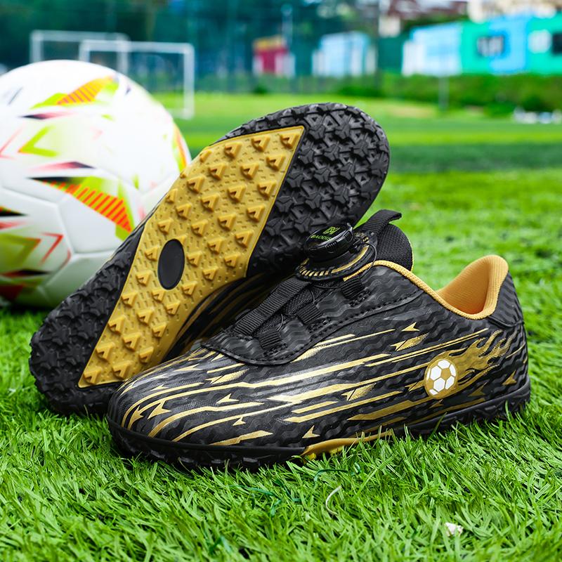 Новые Детские Футбольные Полевые Бутсы Мальчики Девочки Indoor Soccer Shoes Общество Футзал Нескользящие Профессиональные Быстрые Мужские Футбольные Шиповки Кроссовки