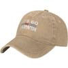 Lets Go Darwin Washed Baseball Cap Cotton Adjustable Low Profile Outdoor Casual Dad Hat