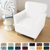Velvet Tub Chair Cover for Living Room Elastic Club Armchair Slipcovers Non-Slip Single Couch Chair Cover Bar Counter Hotel Home