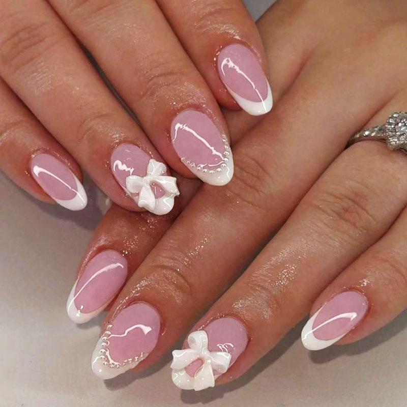 240pcs Short Almond Nail Tips Half Matte Full Cover Soft Gel Press on Nails 12sizes Acrylic Pre-Shaped Artificial Flalse Nails 5