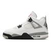 Кроссовки Air 4 Retro OG GS White Cement 2025 Kids Tech-Grey Black Fire-Red IB4171-100