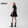 ONLY Women's A-Line Lapel Denim Mini Shirt Dress
