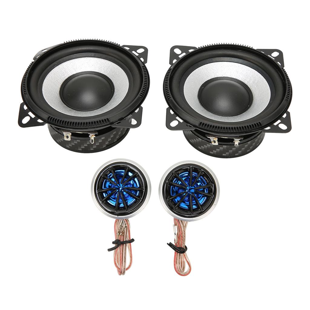4 шт. Коаксиальный автомобильный динамик 120 Вт 4 дюйма Автомобильный твитер Сабвуфер Динамик для автомобильной грузовой стереосистемы