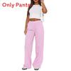With Polyester Fabric And High Waist For Casual Streetwear