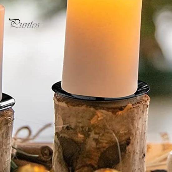 12 шт. рождественские гальванические металлические подсвечники DIY домашний декор кованый поднос основа аксессуары для дома