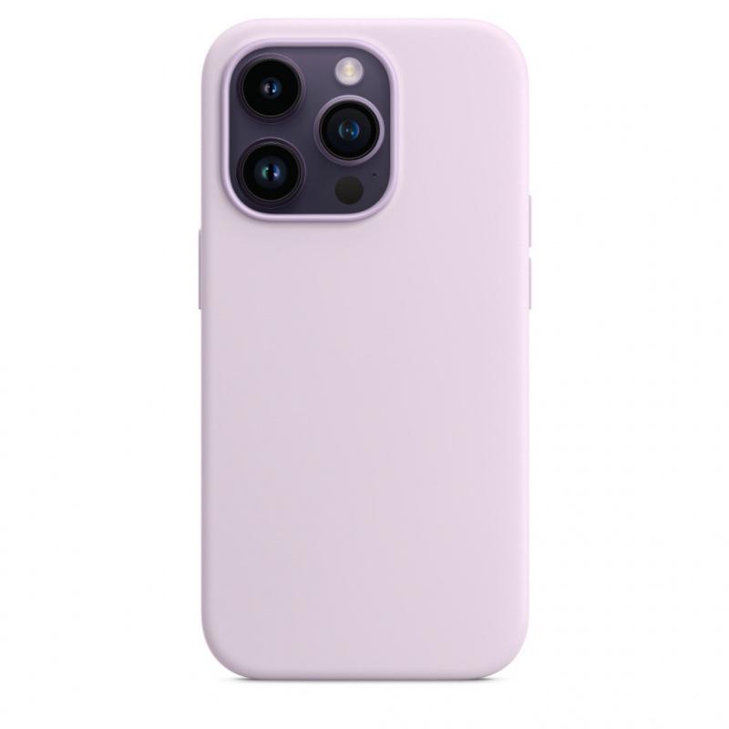 Магнитный чехол из жидкого силикона для Apple iPhone 14 Pro Max с Magsafe и дизайном-анимацией