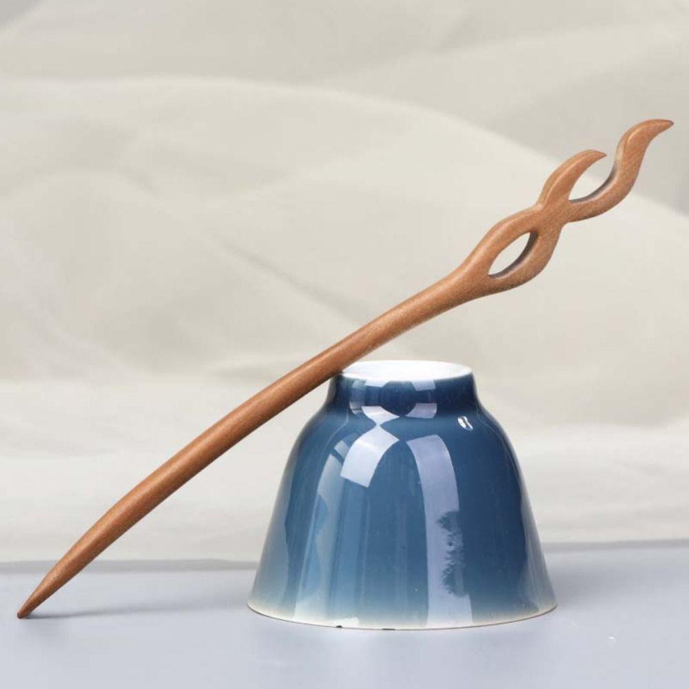 Ethnic Style Wooden Hair Stick Tassel Hanfu Hairpin Retro   For Girl