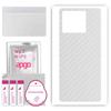 apgo Protective Skin Sticker for the Back Compatible with ZTE Nubia Z40S Pro, Wrap Film, Foil, Vinyl - Pattern Transparent Carbon